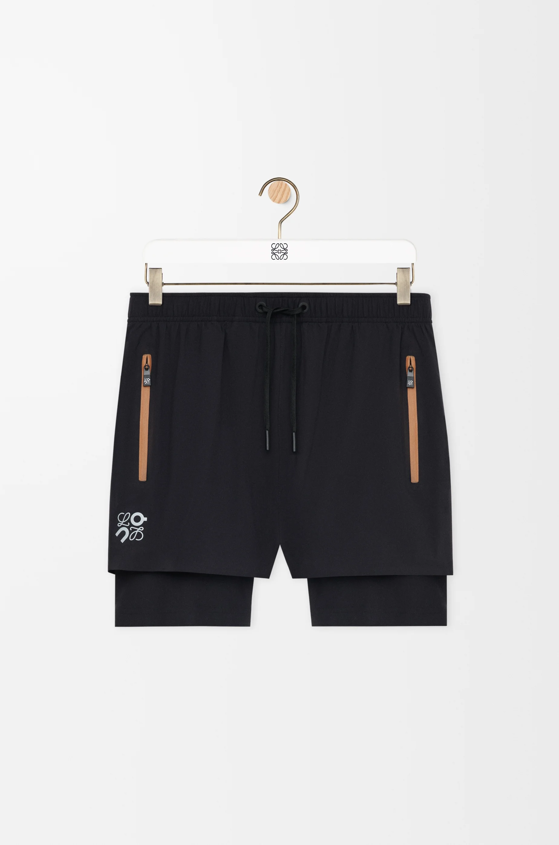 Performance shorts in technical shell - 1
