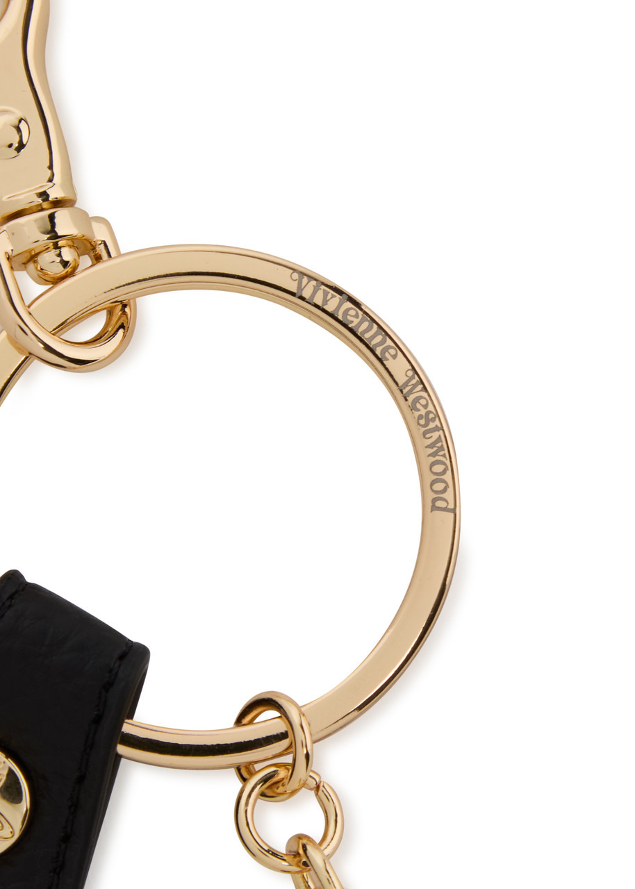 Vivienne Westwood Hammered orb Keyring - 2