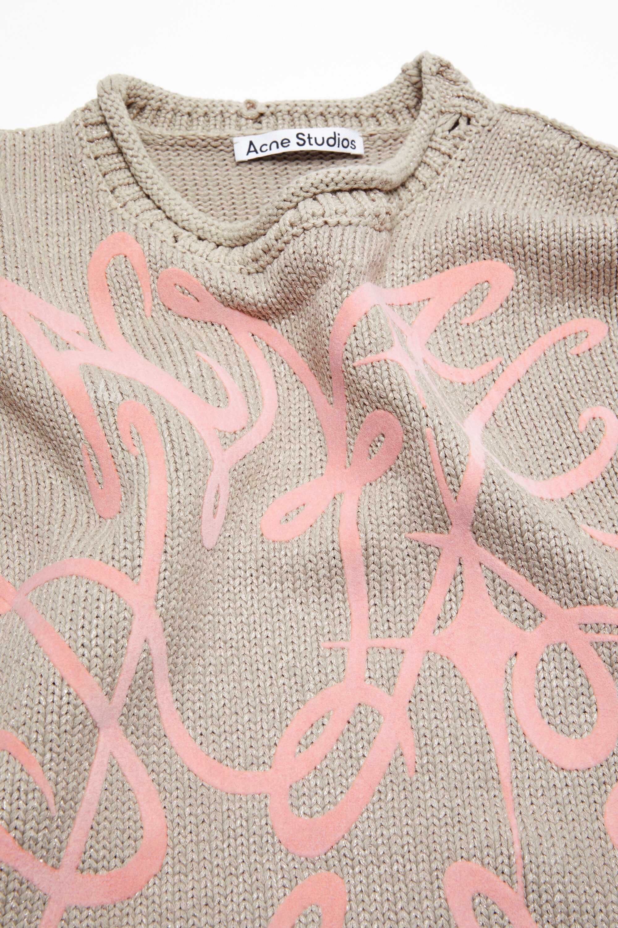 Printed jumper - Beige/grey - 5