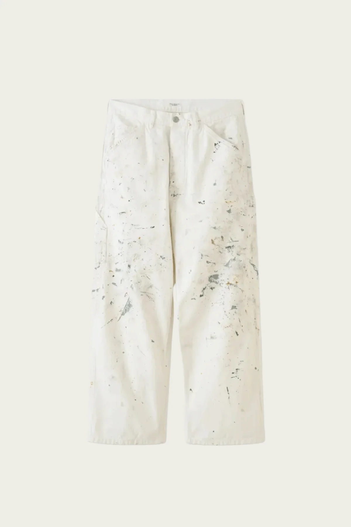 Denim Painter Trousers - O.White (Painted) - 1
