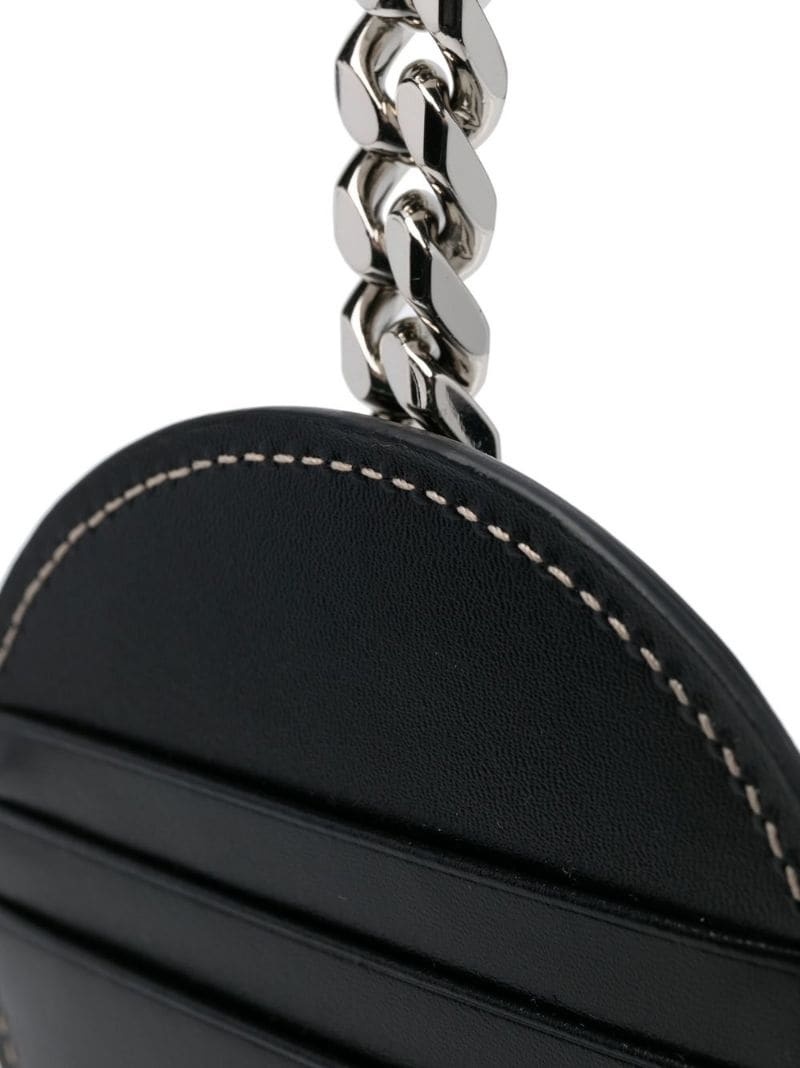skull leather cardholder clip - 6