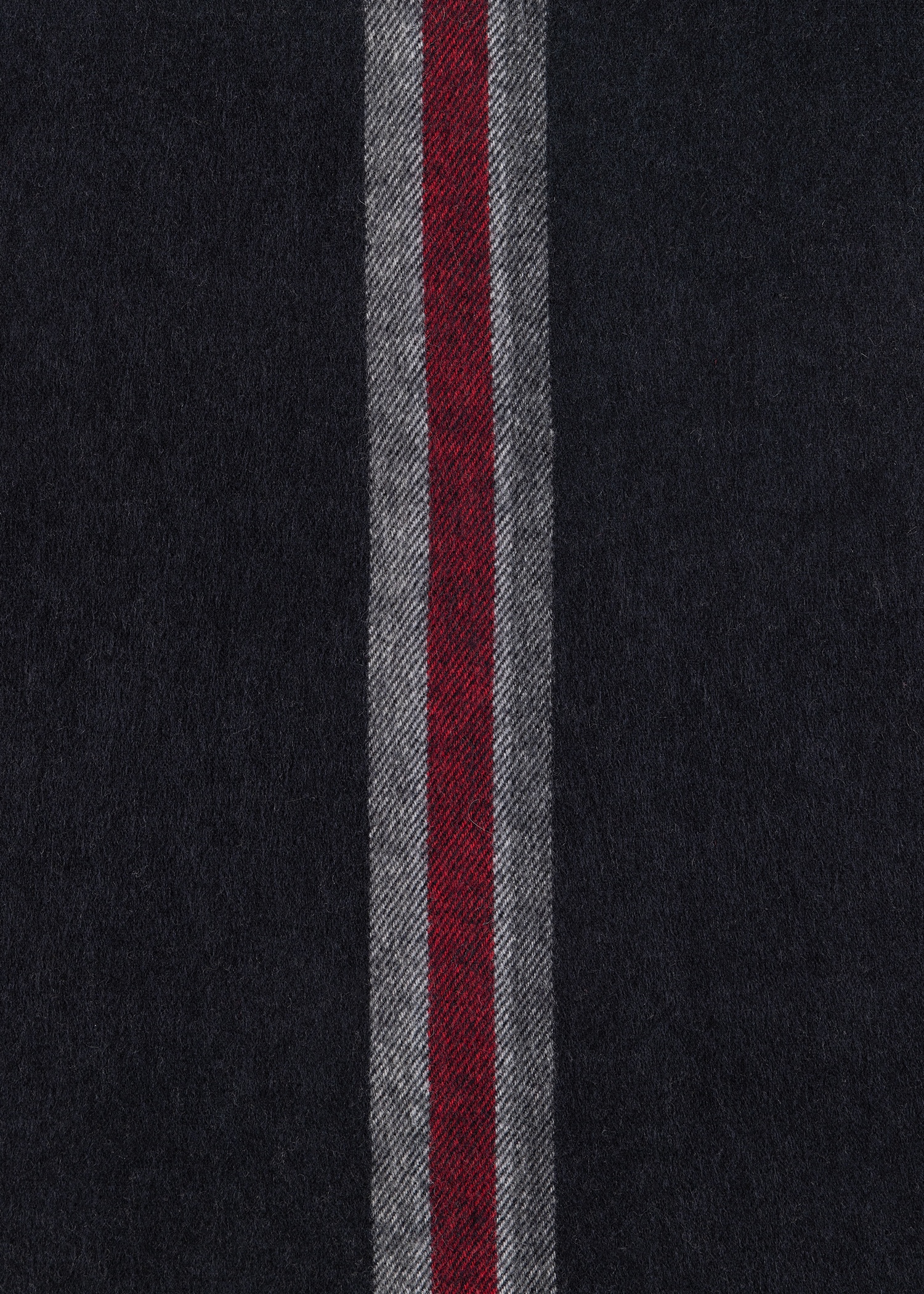 Paul Smith for Manchester United – Black Central Stripe Scarf - 4
