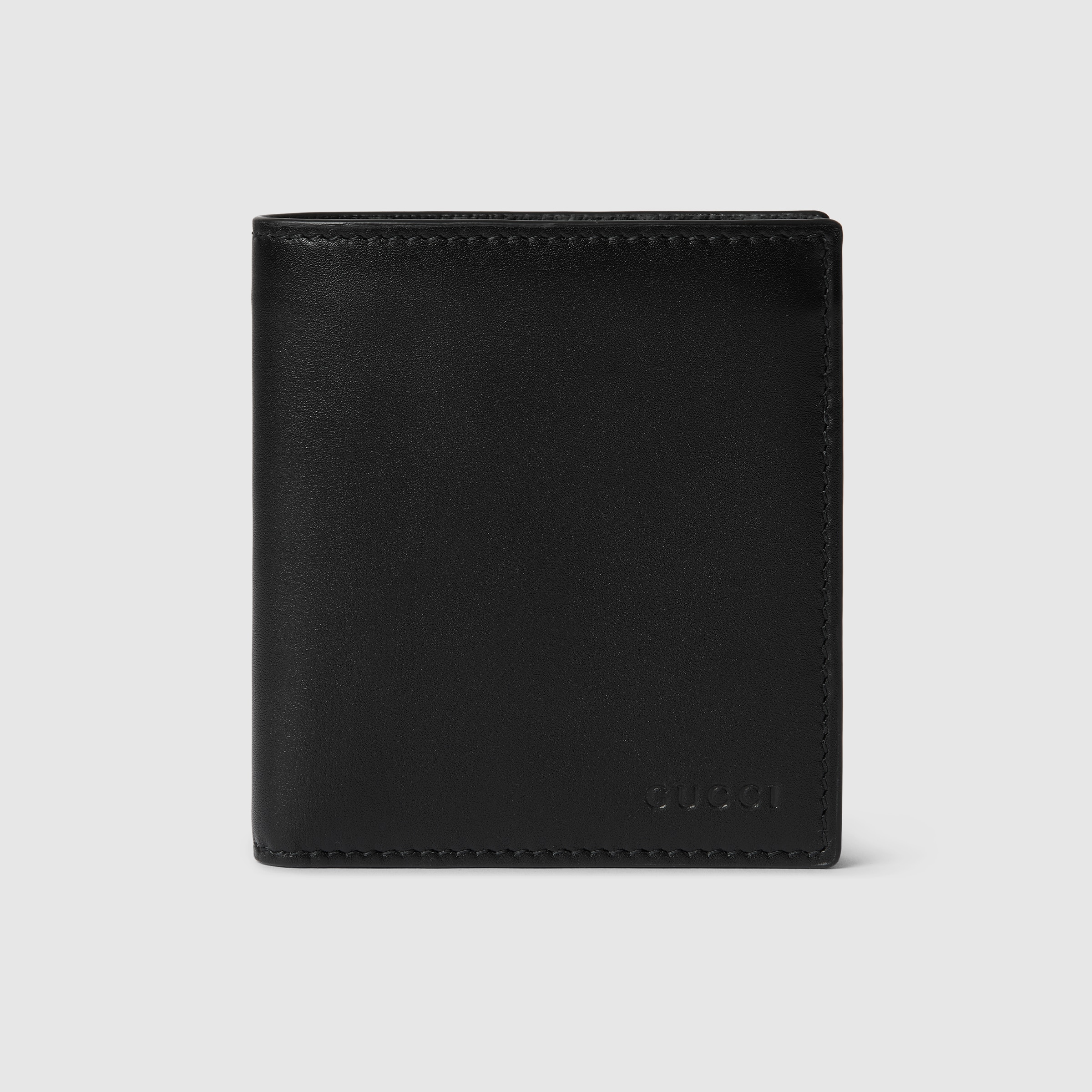 GG Emblem bi-fold embossed wallet - 1