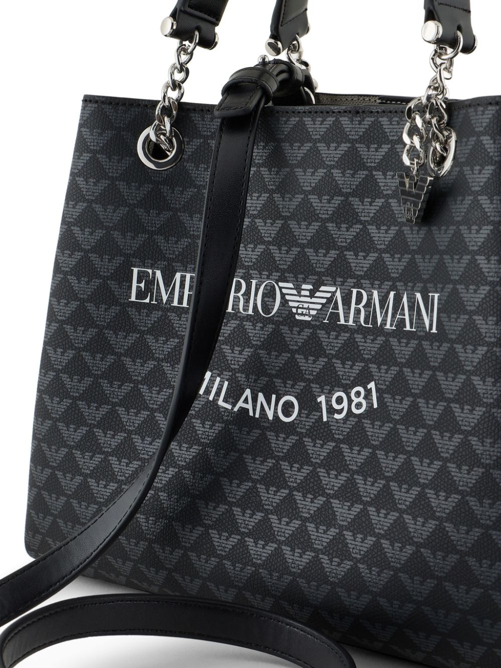 Milano 1981 logo-print tote bag - 6