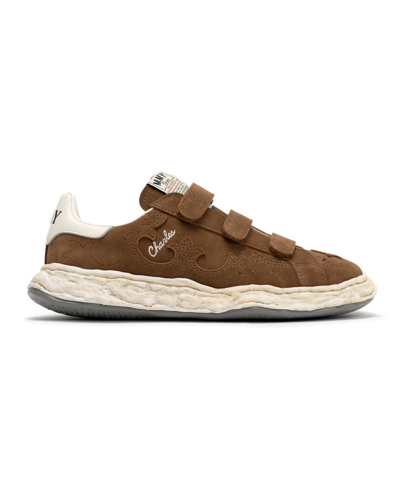 "CHARLES"OG Sole Western Detail Suede Low-top Verclo Sneaker 17