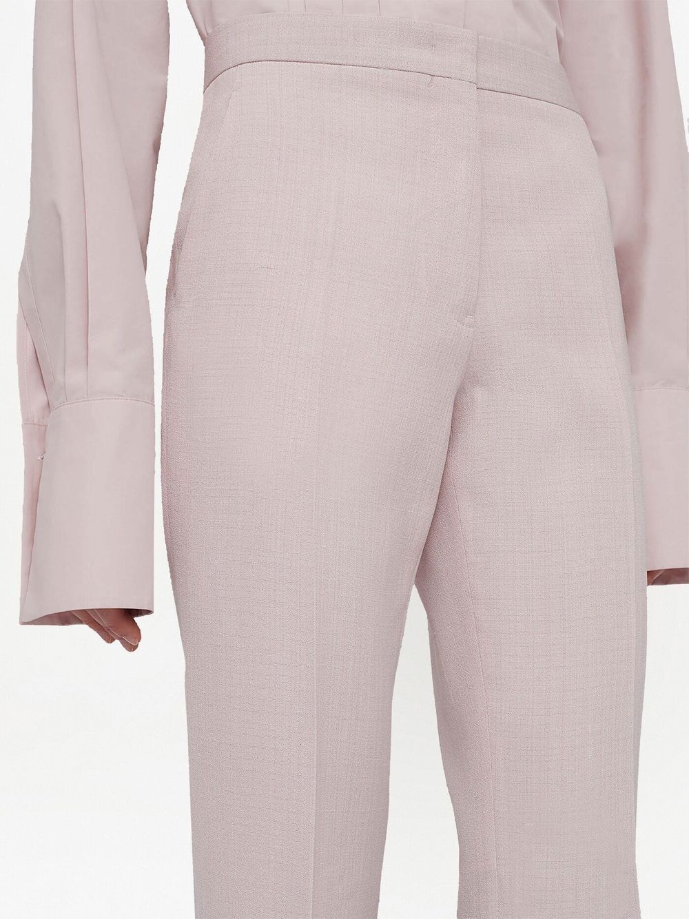 pressed-crease tailored trousers - 5