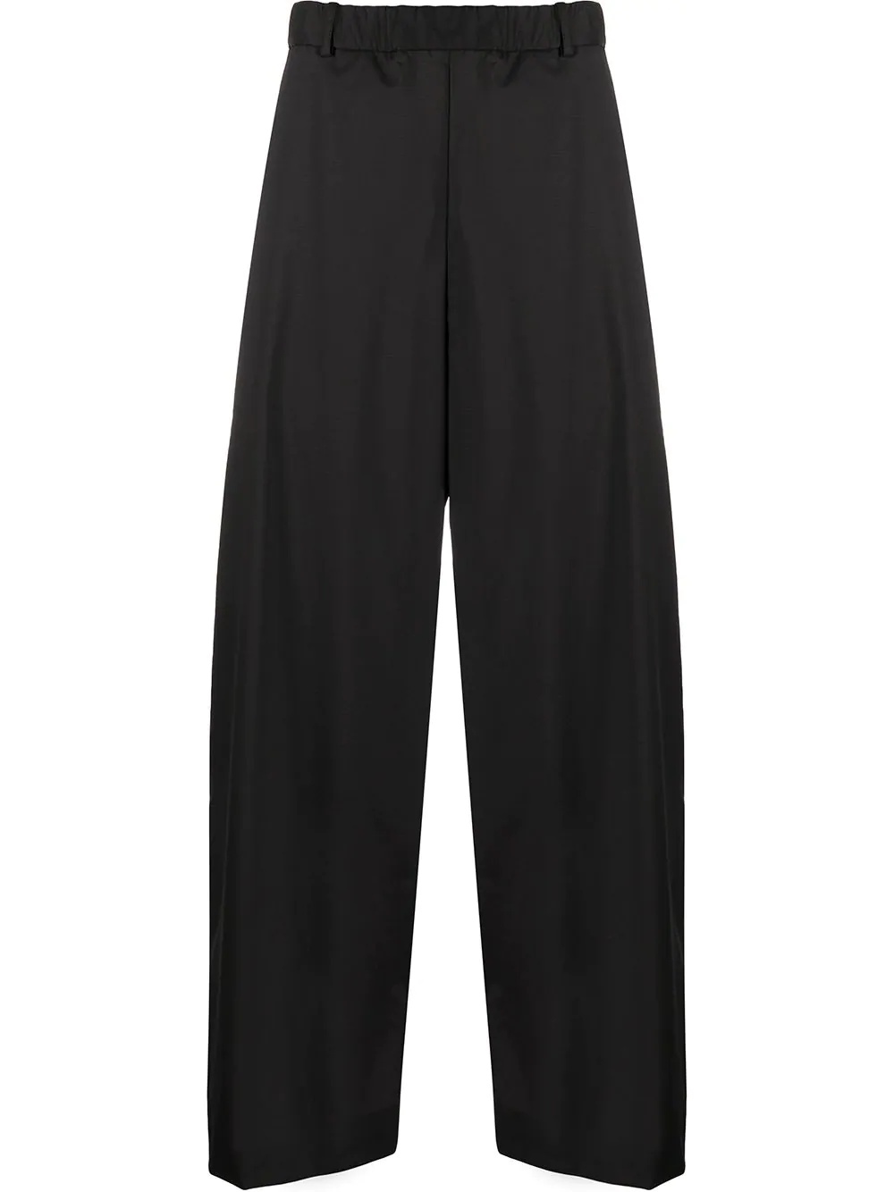 high-rise wide leg trousers - 1