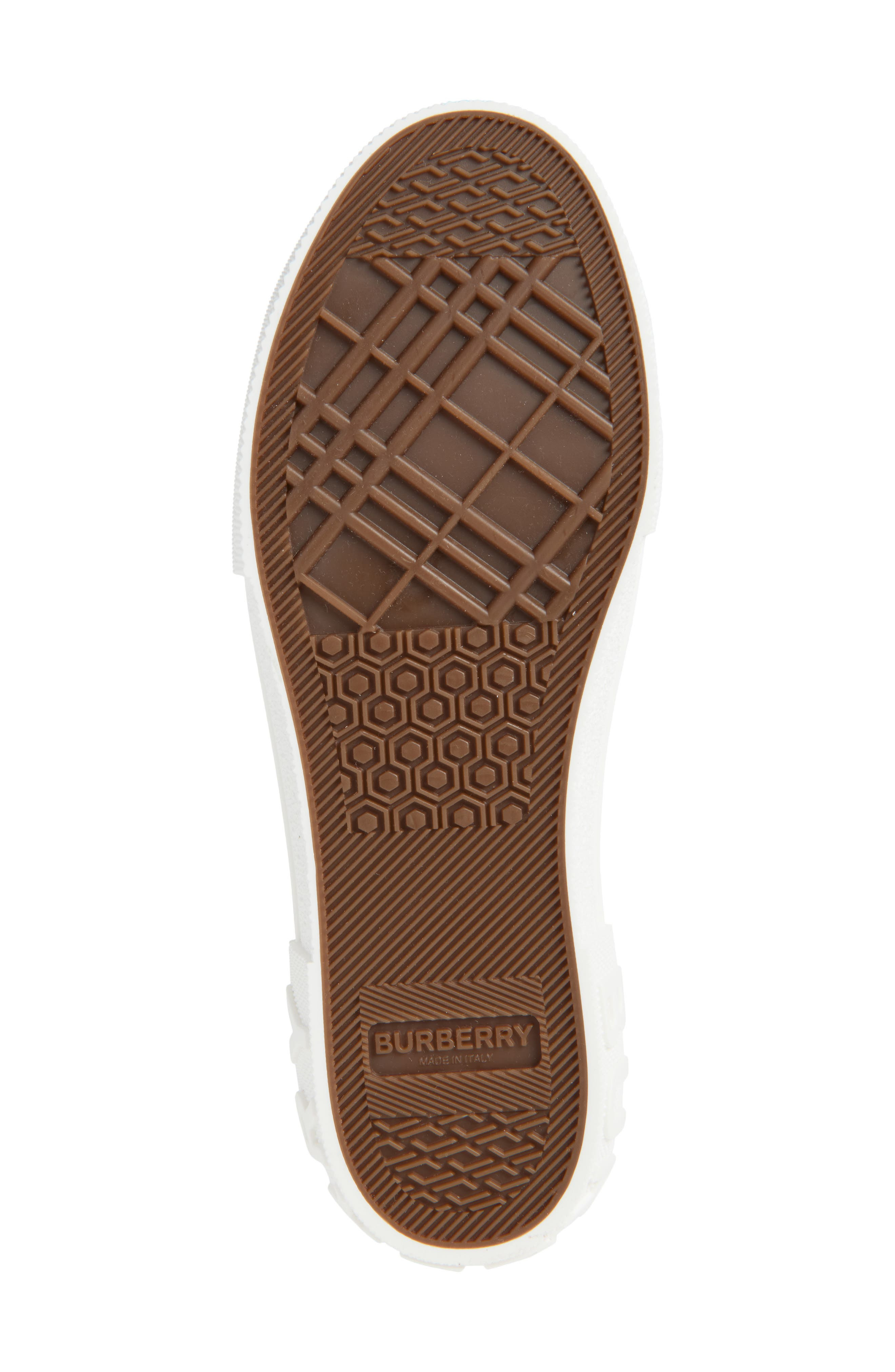 burberry Jack Check Low Top Sneaker in Mahogany Ip Check at Nordstrom - 4