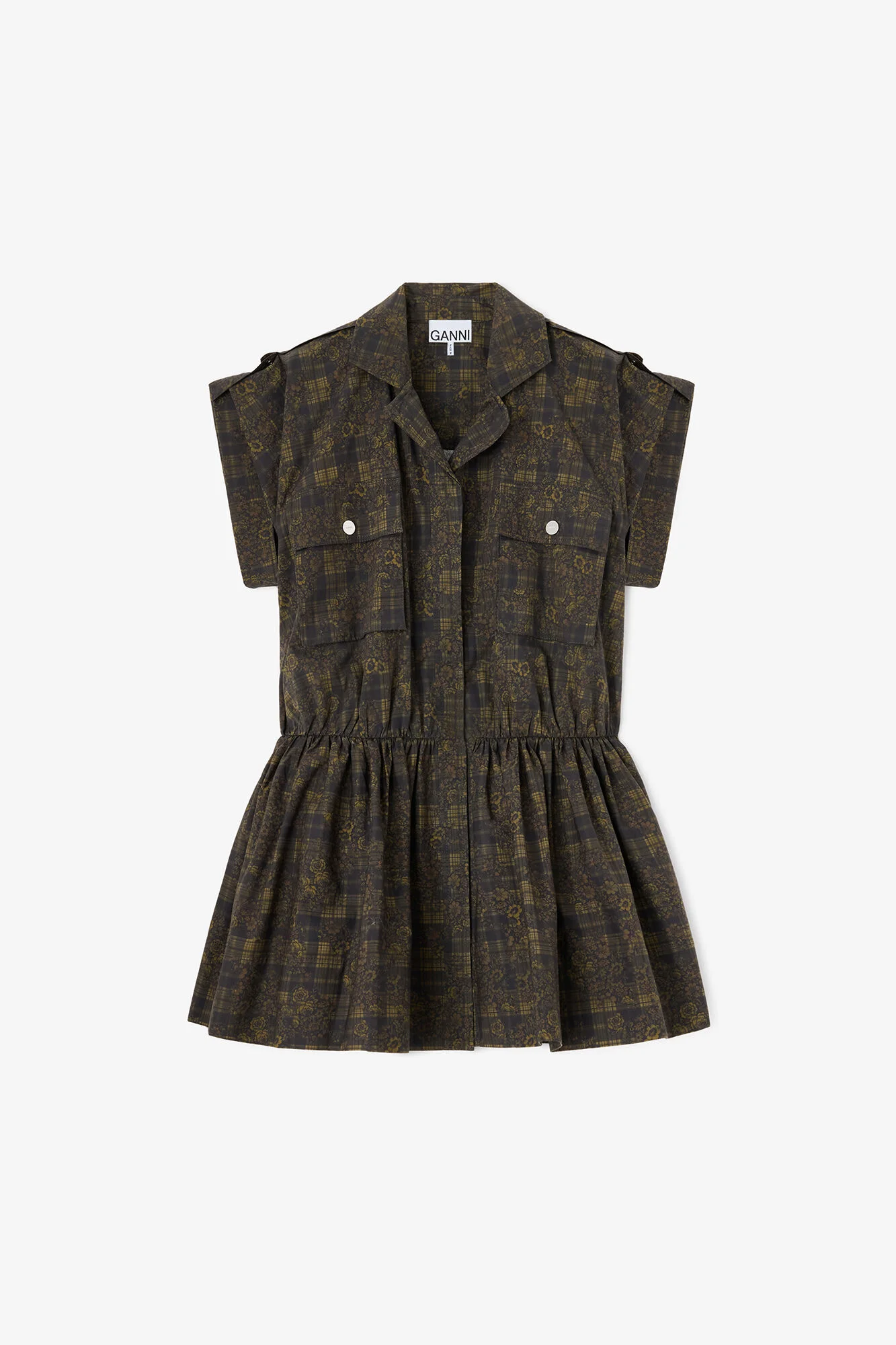 DRESS IN PRINTED COTTON - 1