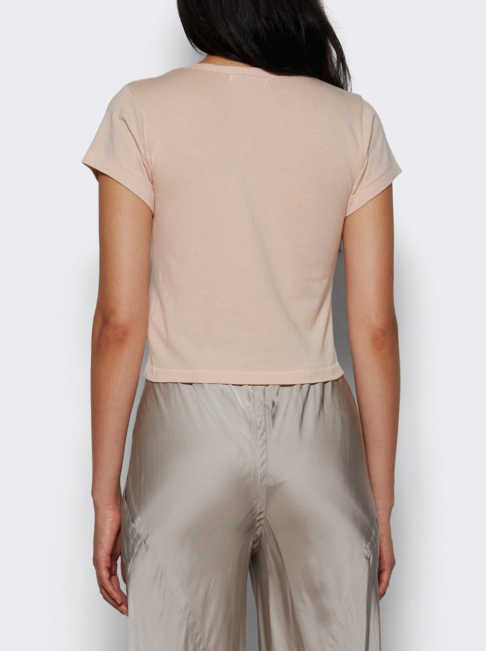 Short Sleeve Baby Tee Dusty Pink - 4