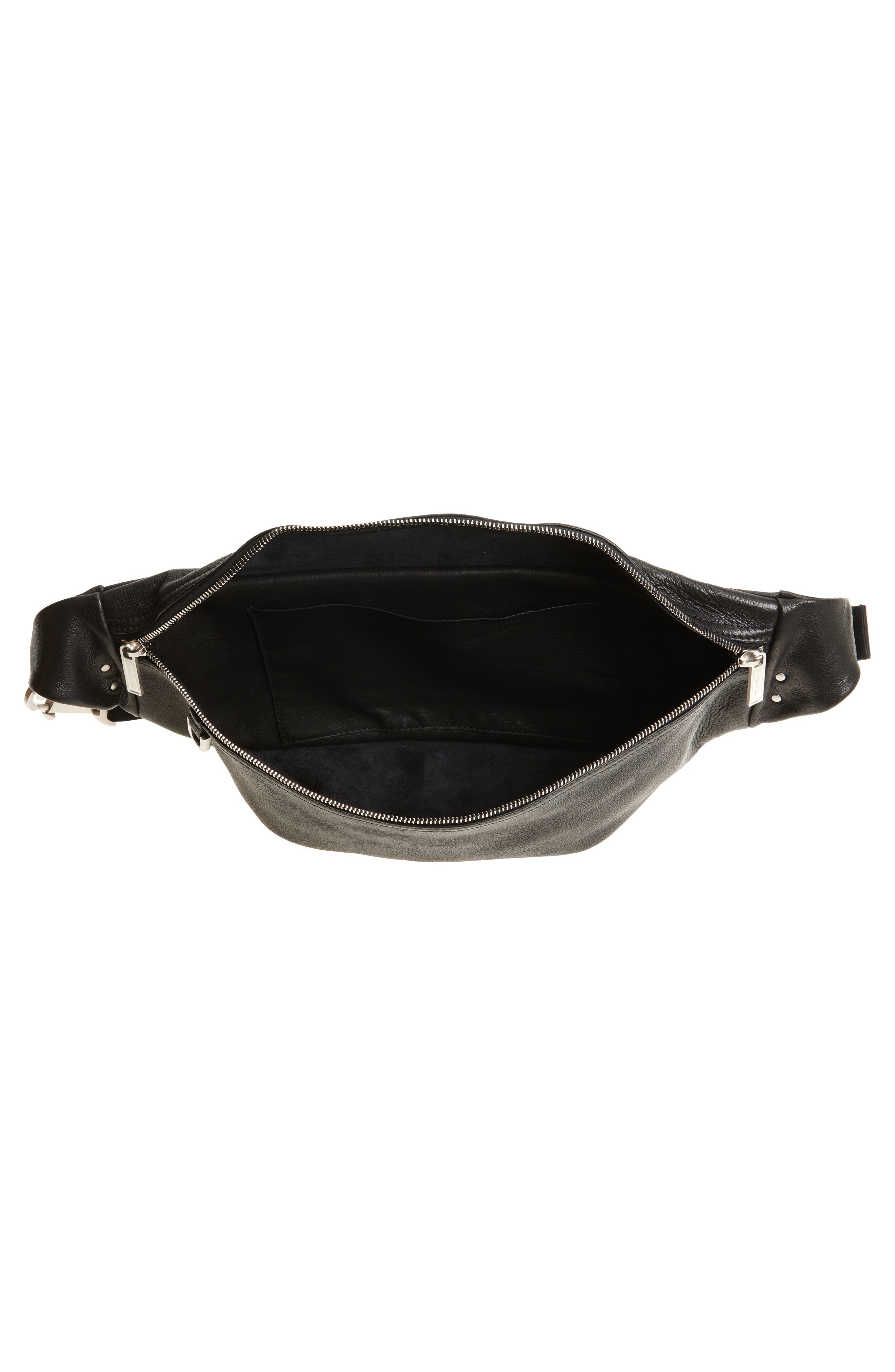 Rick Owens Geo Leather Belt Bag in Black at Nordstrom - 4