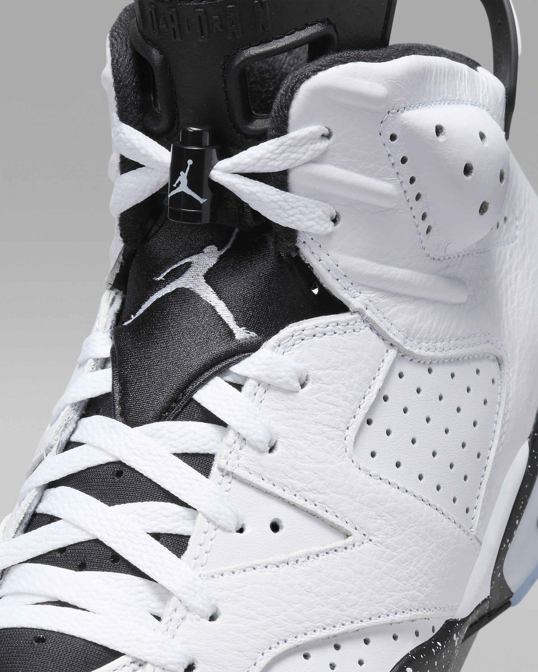 Air Jordan 6 Retro "White/Black" Men's Shoes - 7