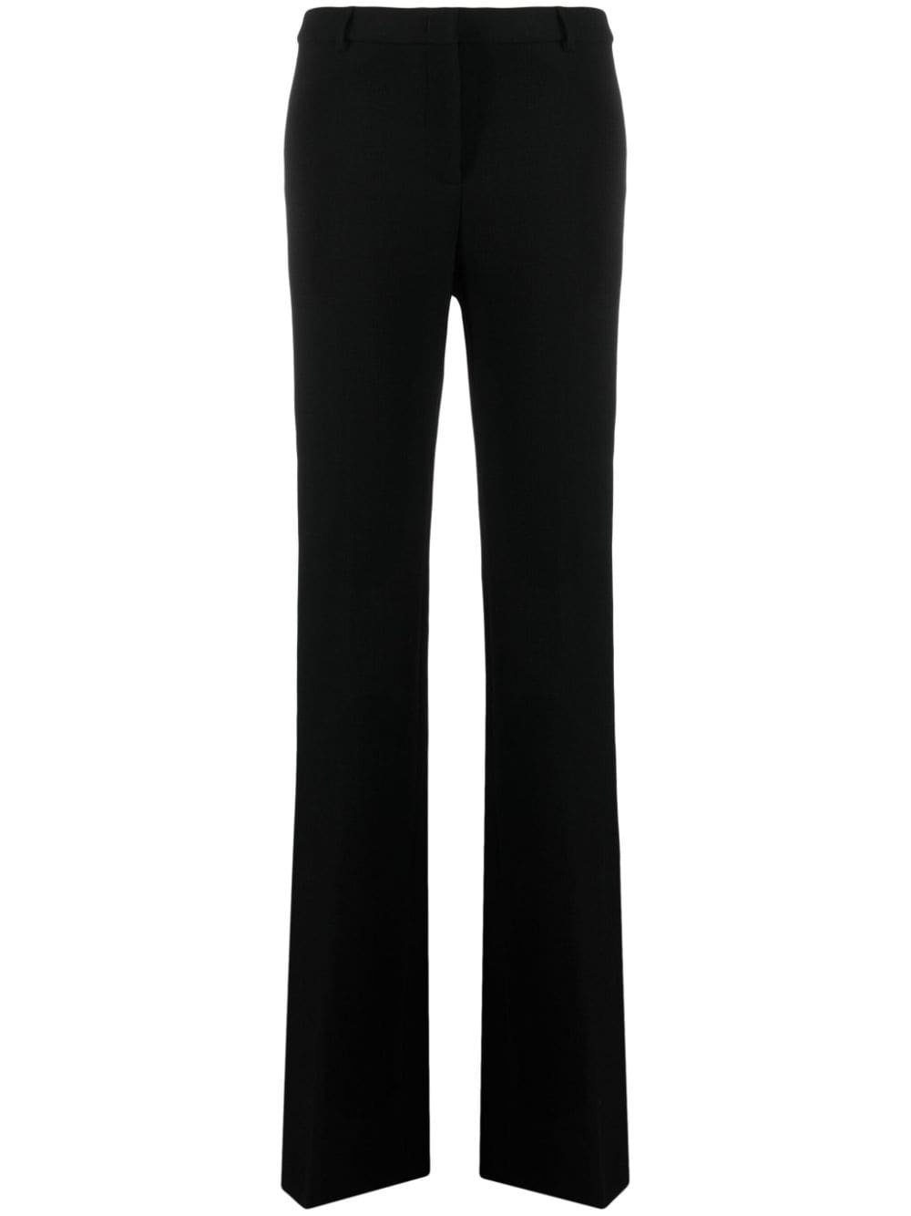 high-waist straight-leg tailored trousers - 1