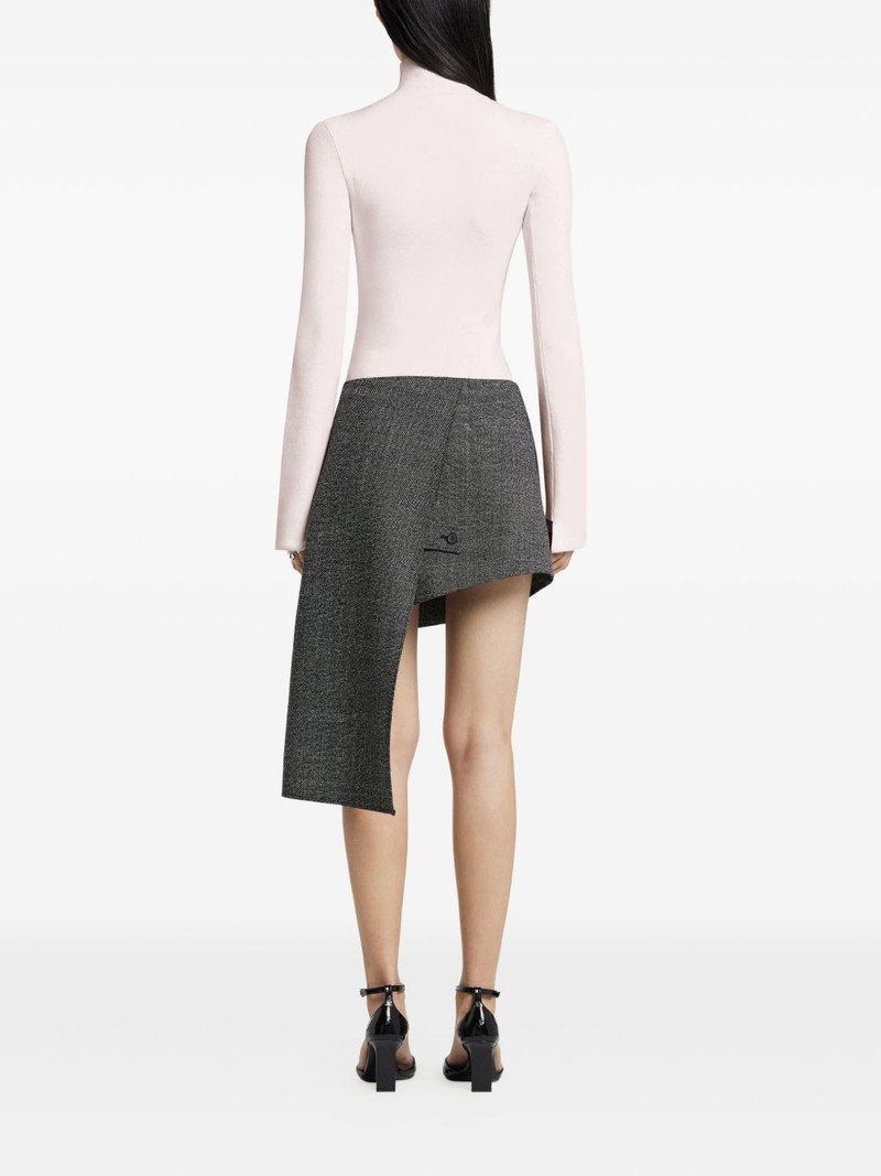 mock-neck interlock sweater 4