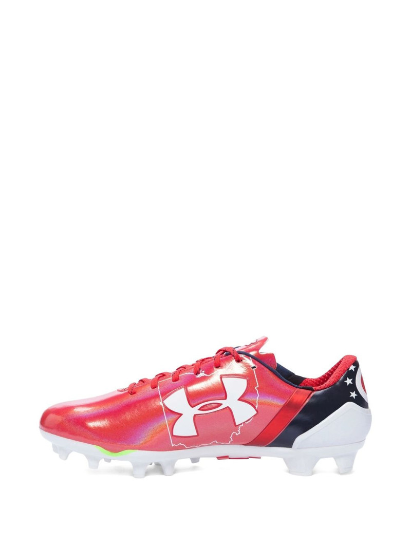 Under Armour Spotlight Le "Red/White" cleats outlook