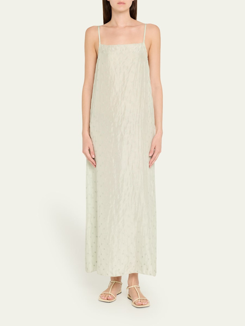 6397 Embroidered Silk Slip Dress outlook