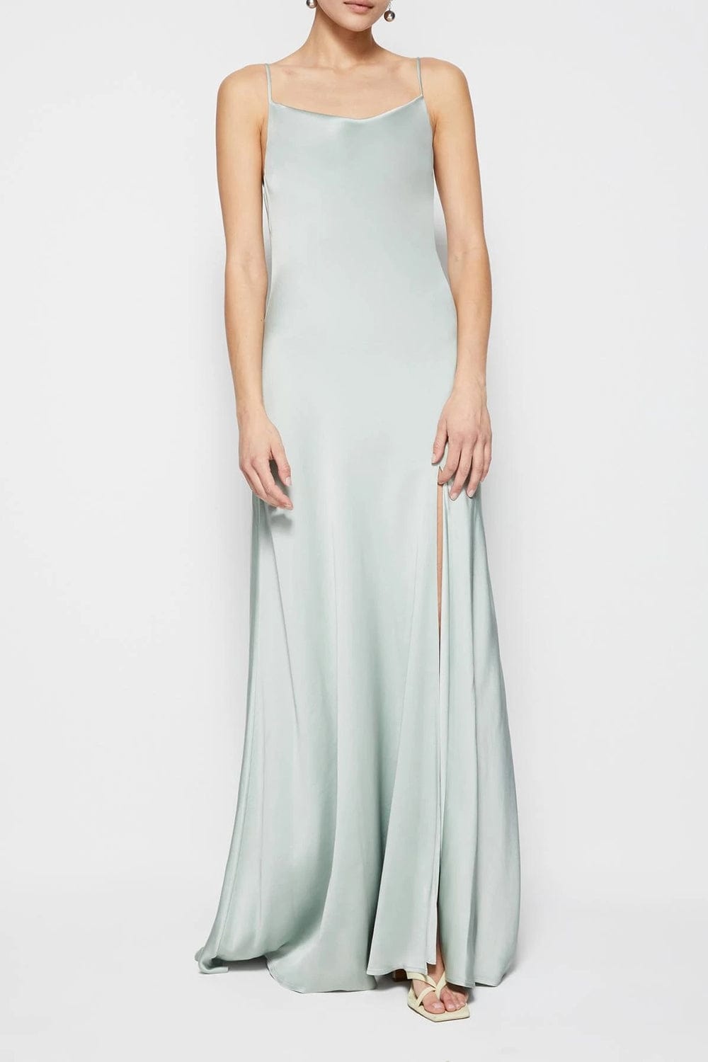 Finley Crepe Satin Gown - 2