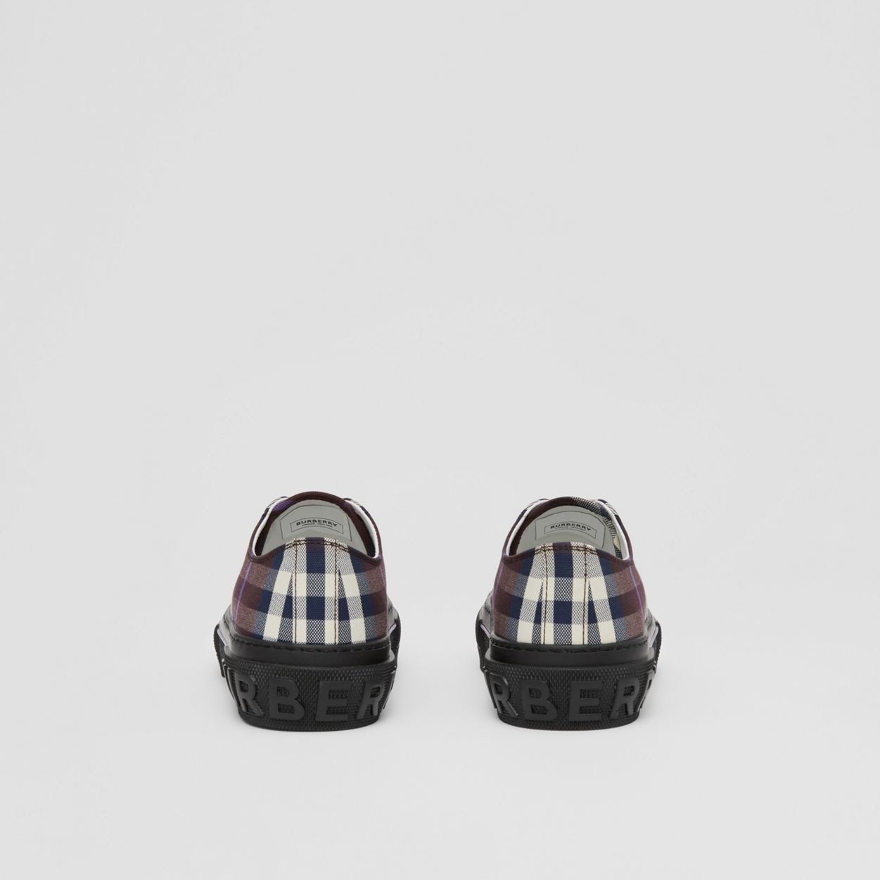 Check Cotton Sneakers - 5