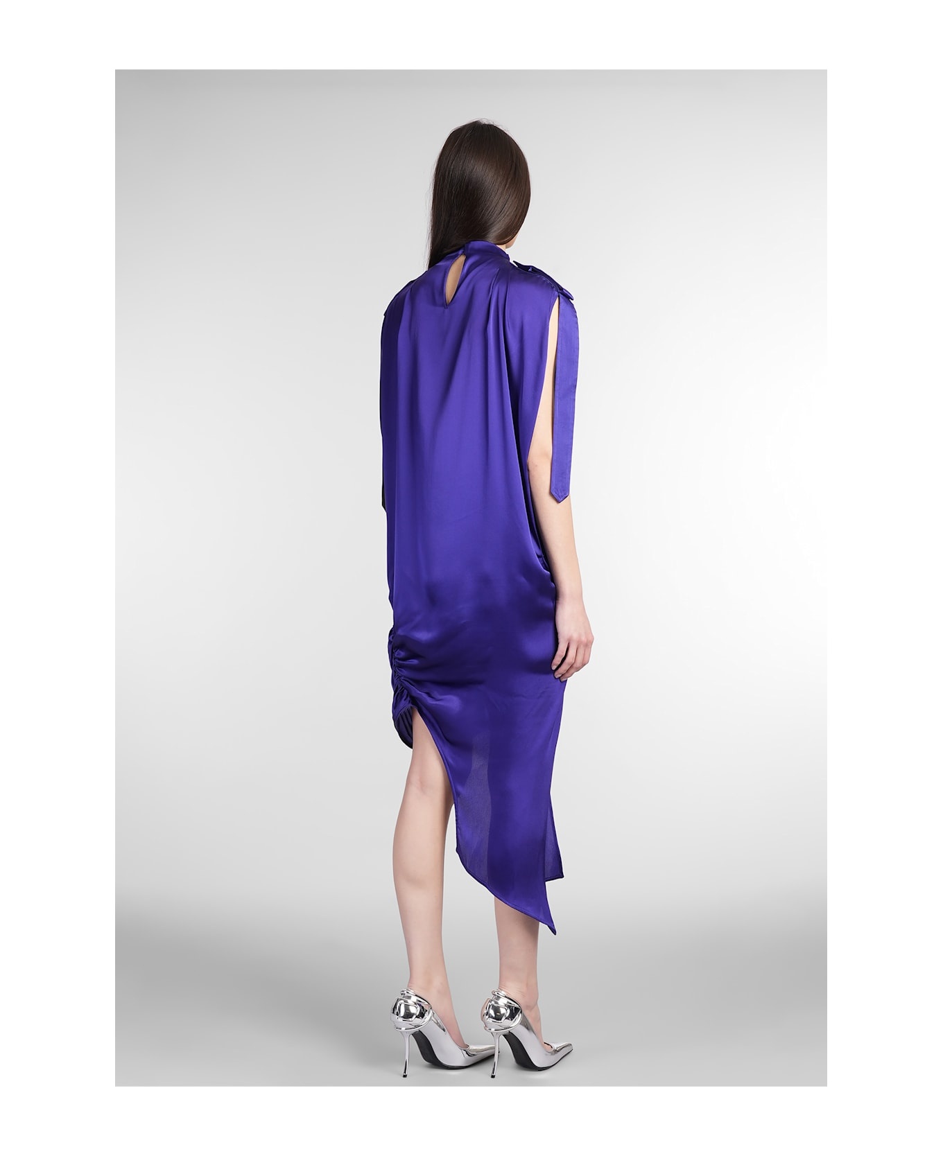 Dress In Viola Acetate - 3