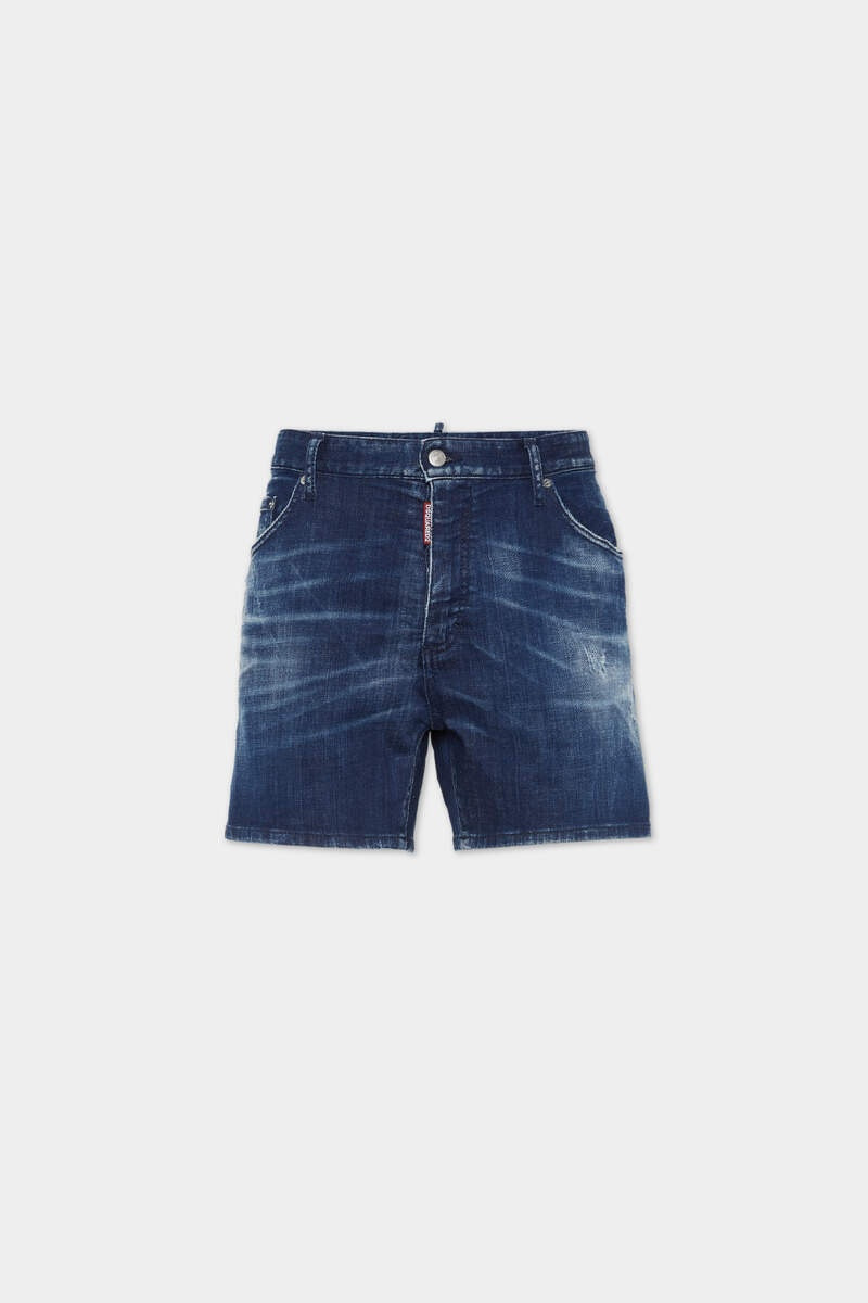 DARK MILKY WAY WASH BRO JEAN SHORTS 1