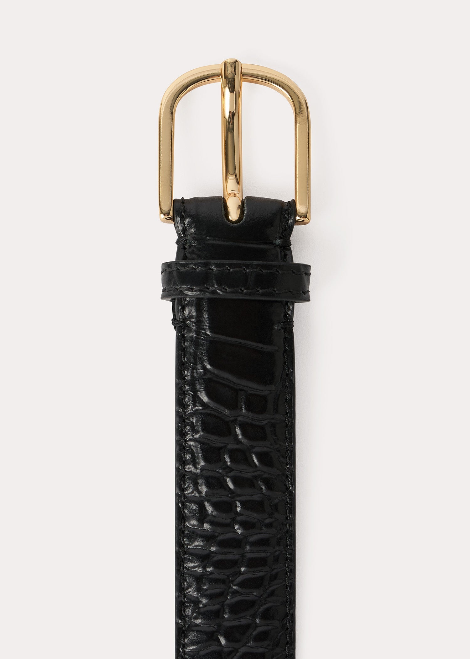 Wrap belt black croco - 6