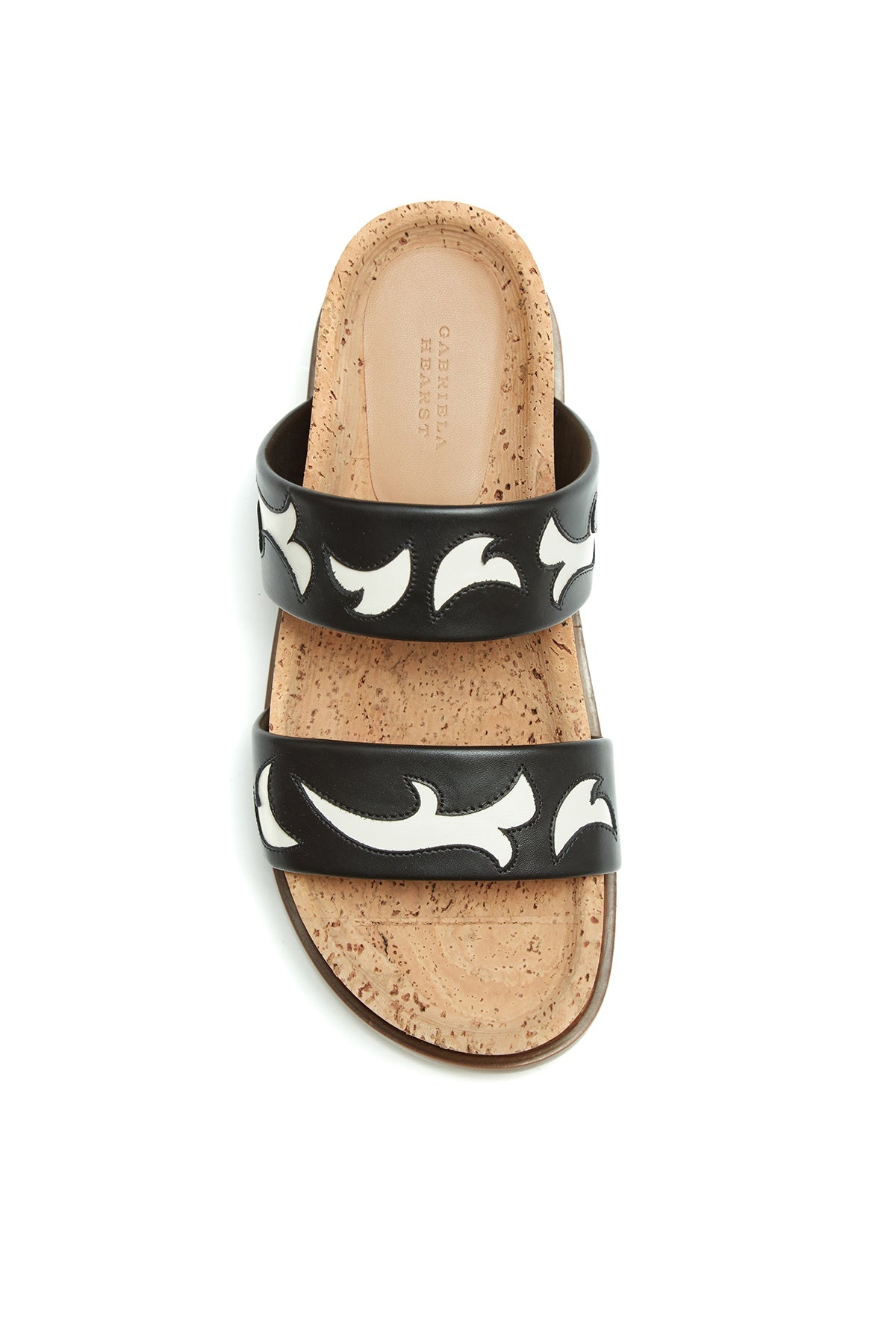 Flame Striker Sandal in Black Leather - 4