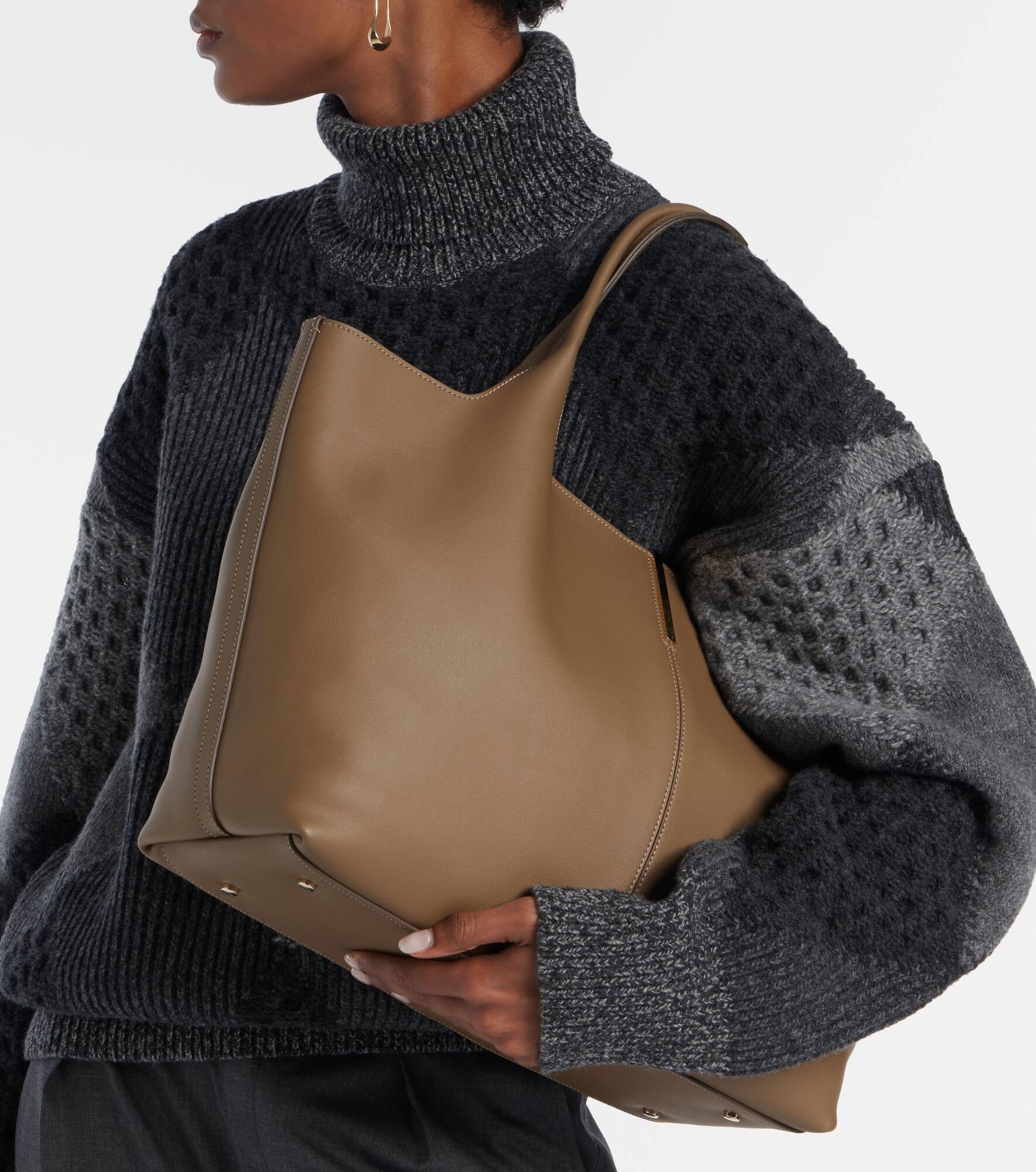 Leather tote bag - 2