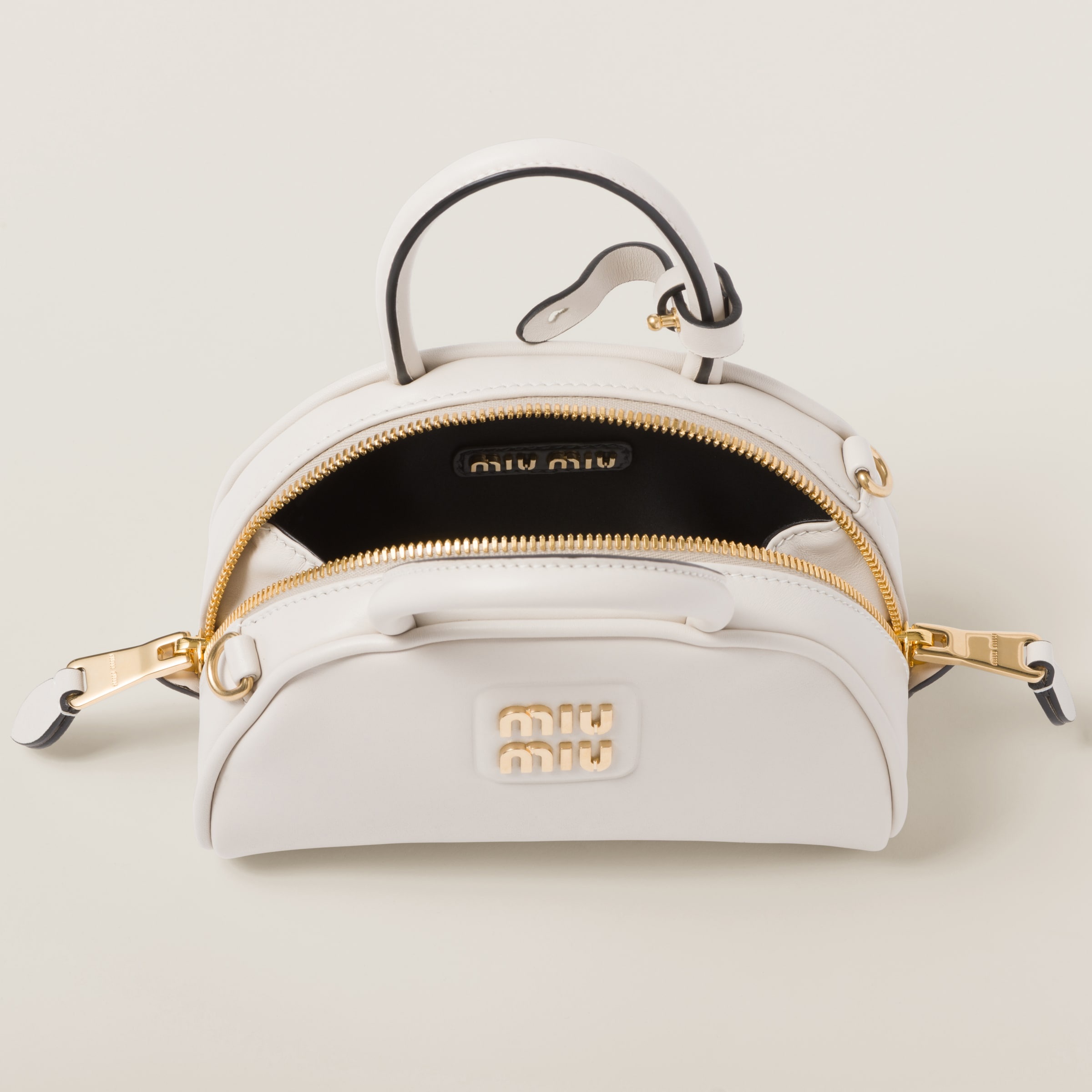 Leather top-handle bag - 3