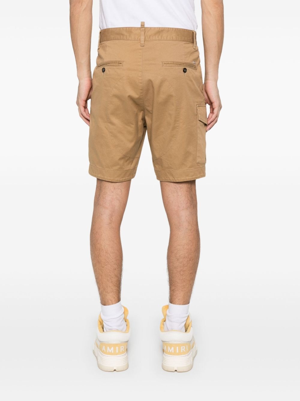 twill cargo shorts - 4