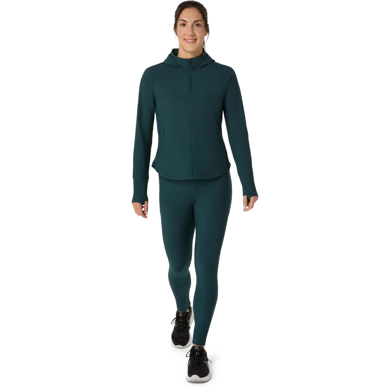 WOMEN'S RIB HIGH WAIST  7/8 TIGHT - 6