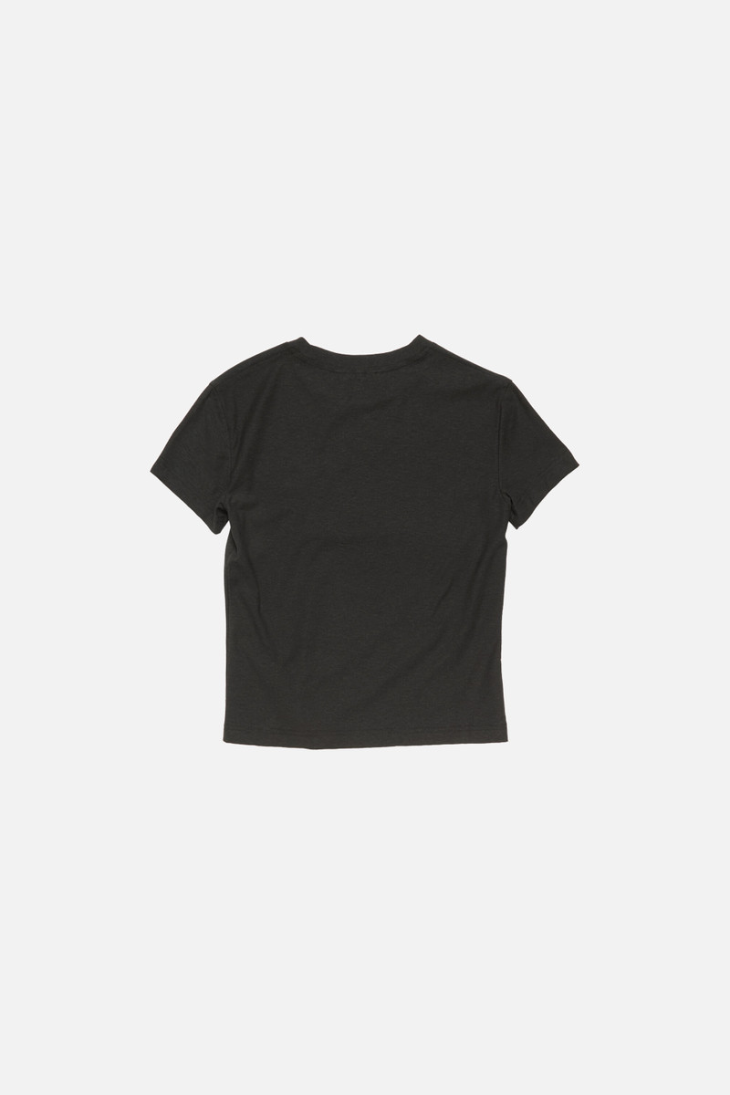Logo t-shirt - fitted - Black 7