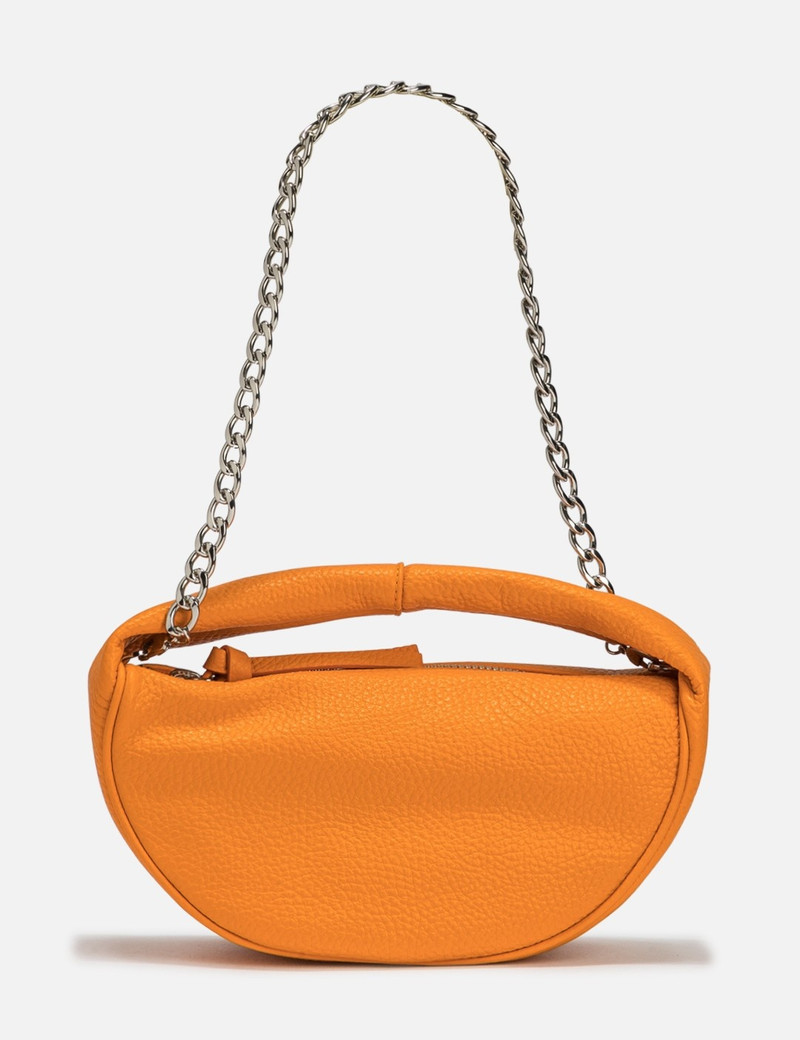 BABY CUSH FLAT GRAIN LEATHER HANDBAG 4