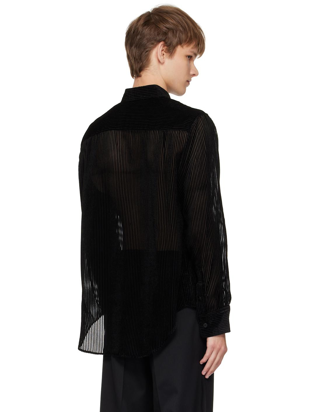 Black Striped Shirt - 3