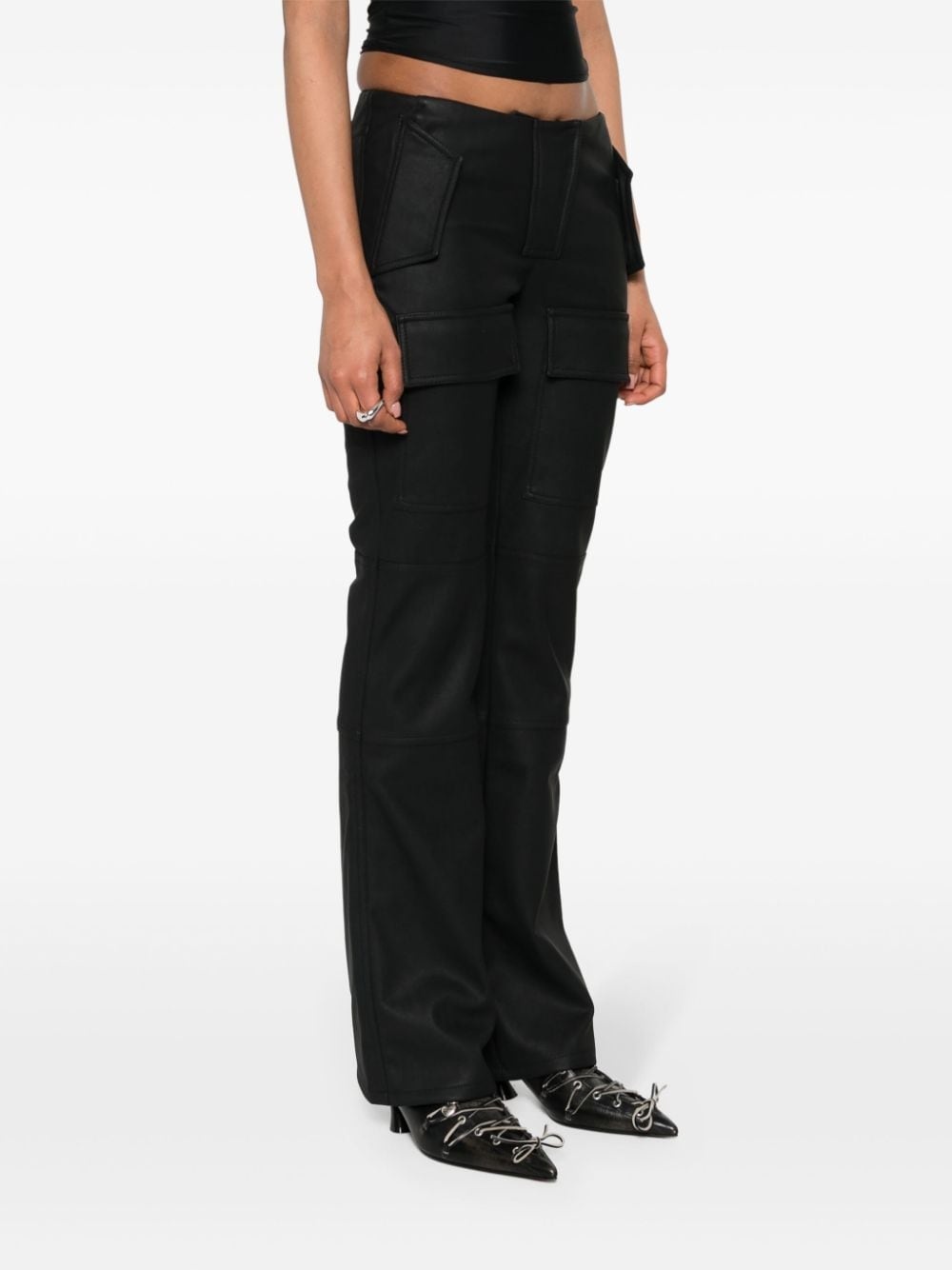 flared cargo pants - 3