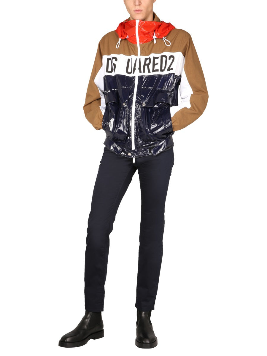Dsquared Men Technical Fabric Bomber - 2