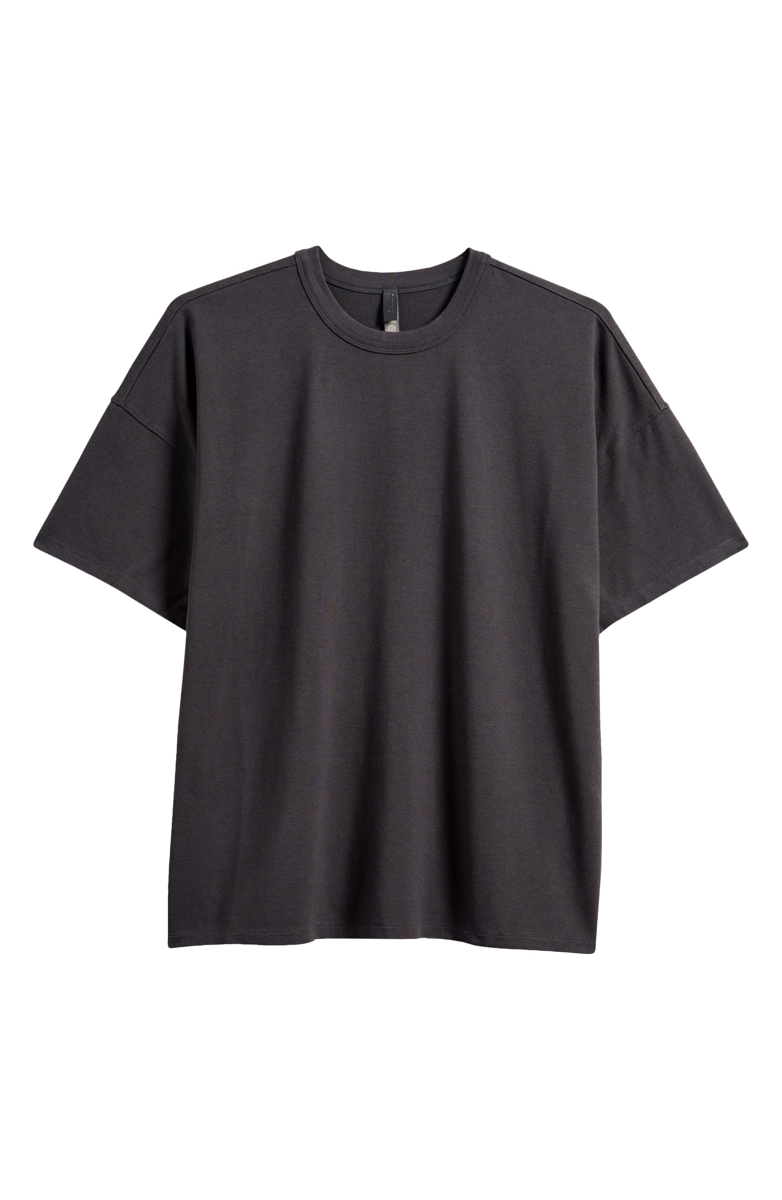SKIMS Oversize Stretch Crewneck T-Shirt in Ash at Nordstrom - 4