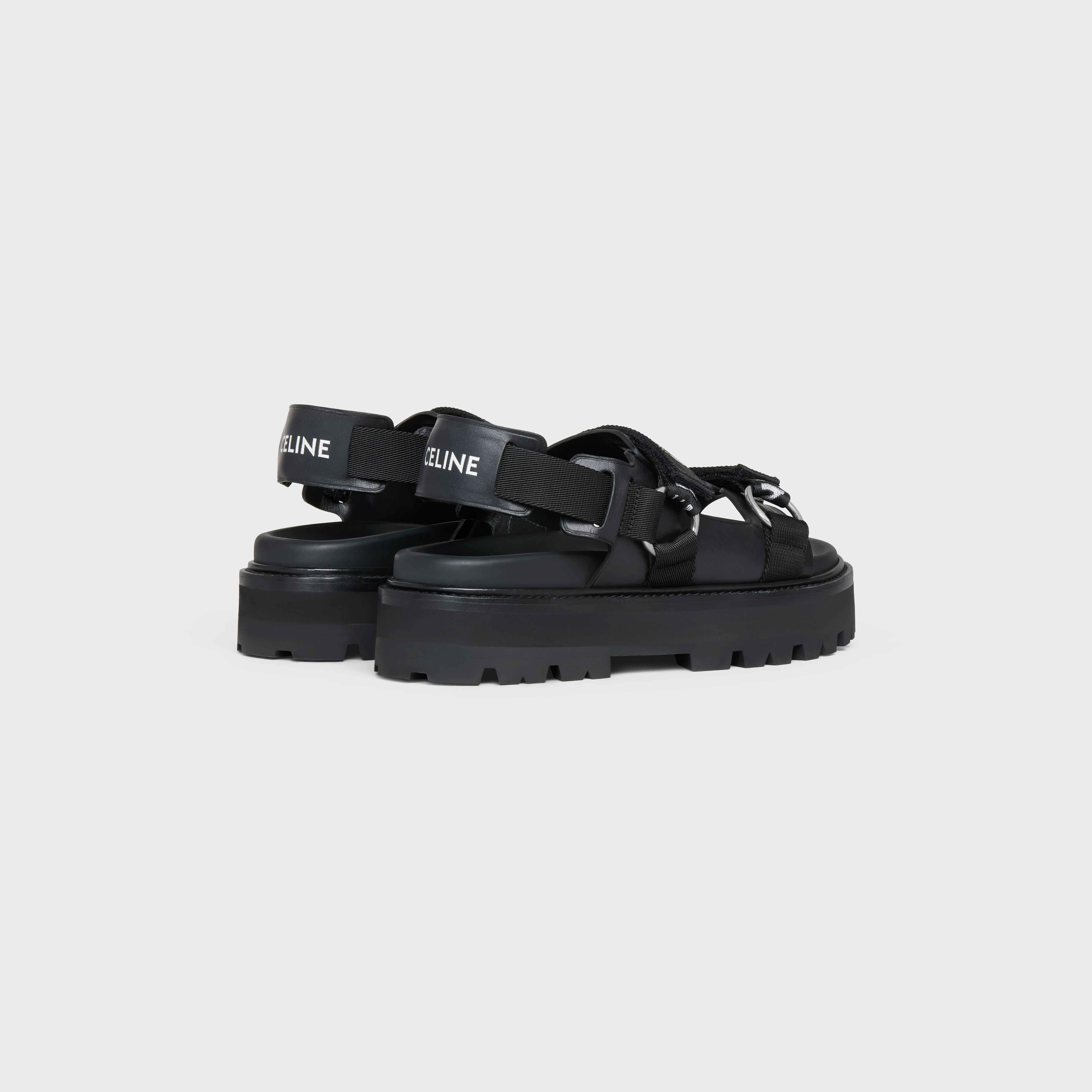 CELINE BULKY OUTDOOR SANDAL in CALFSKIN - 3