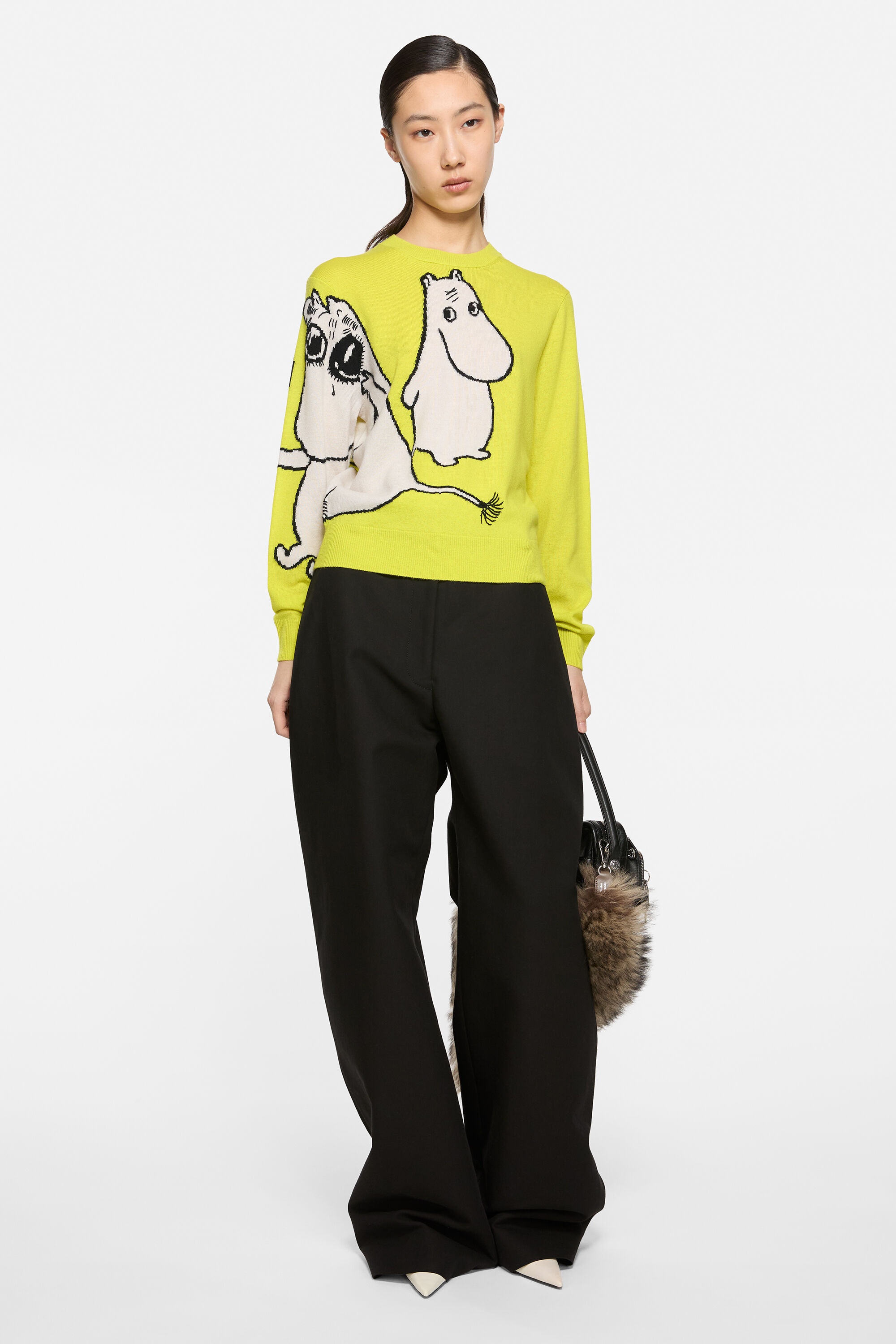 Jumper Acne Studios x Moomin - Neon yellow - 2