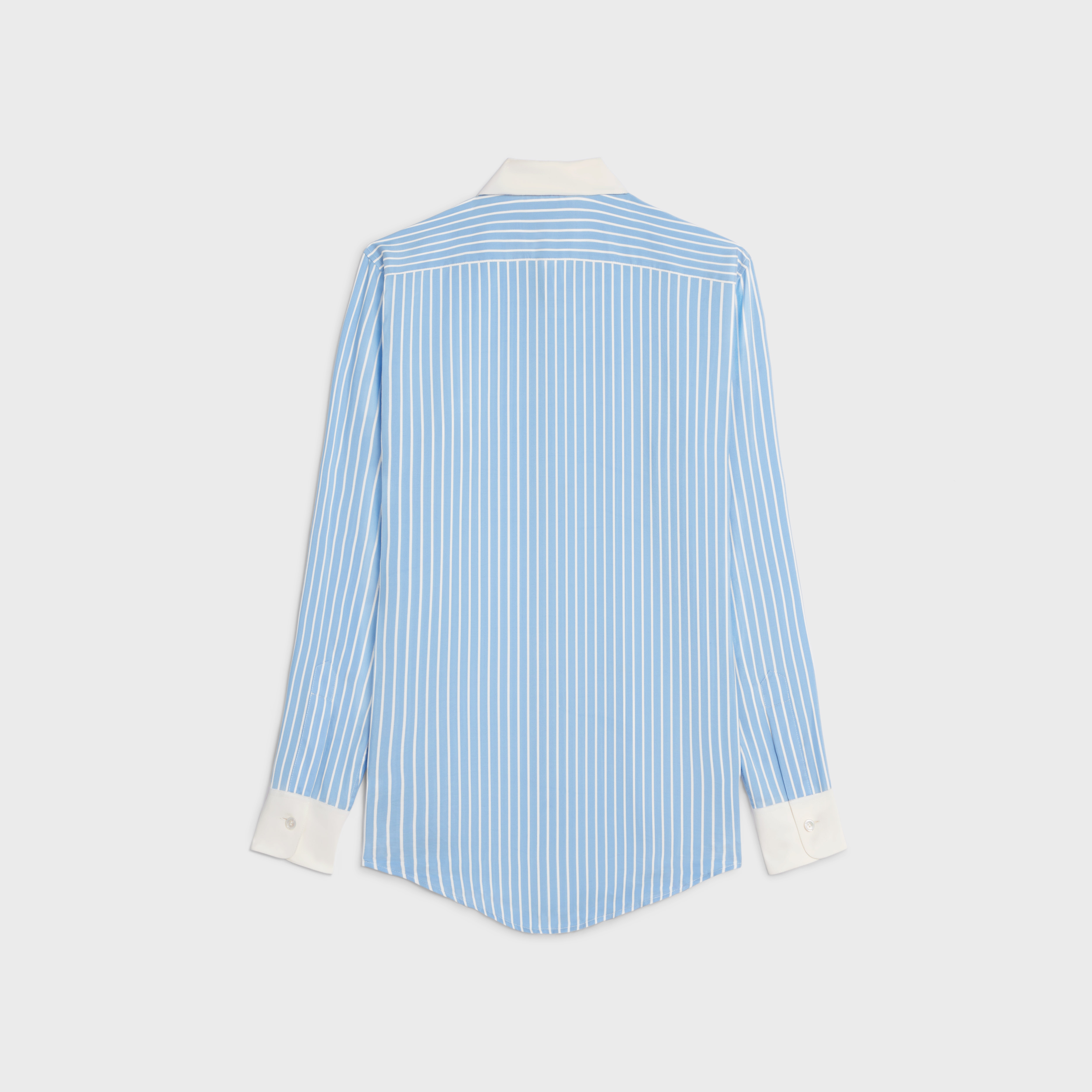 romy shirt in striped silk - 2