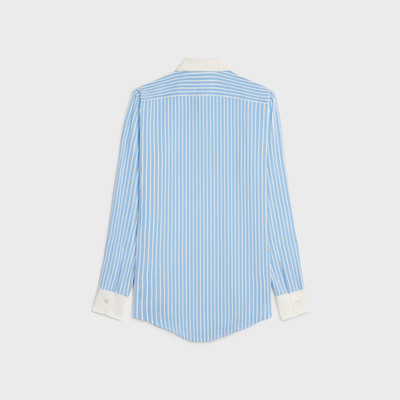 CELINE romy shirt in striped silk outlook