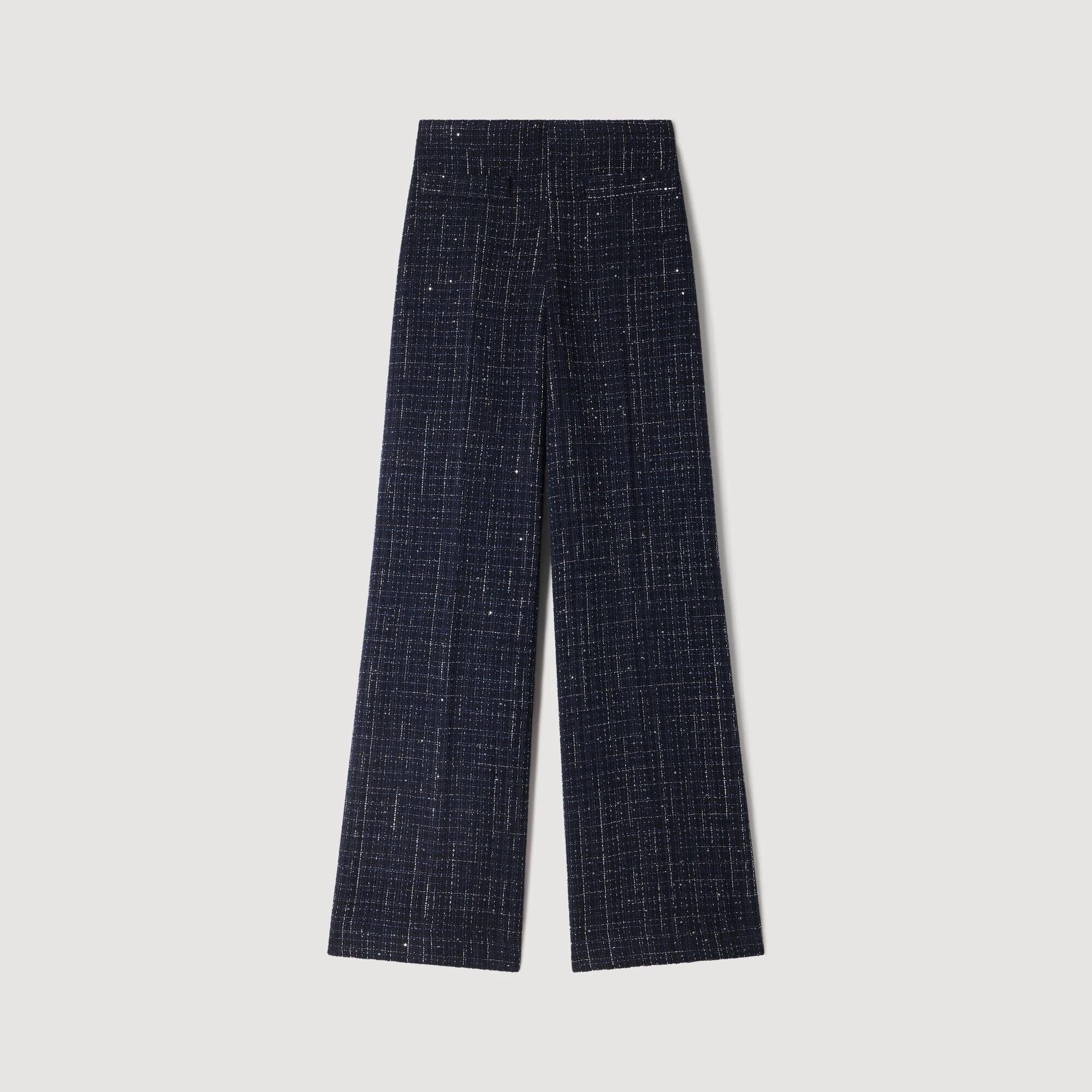 DECORATIVE TWEED TROUSERS - 1