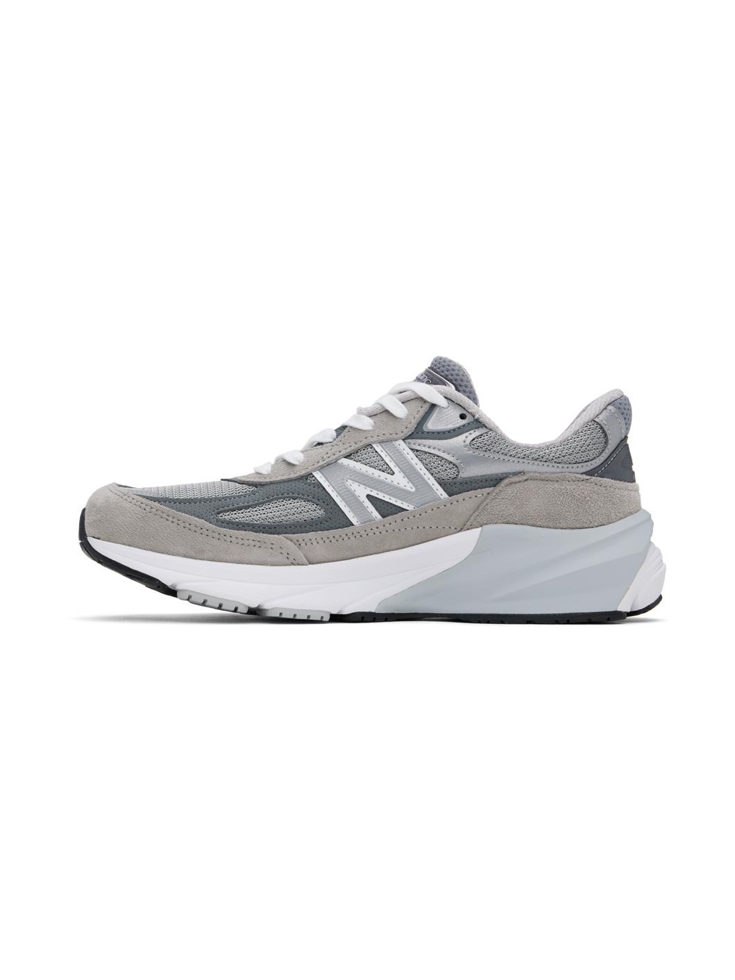 Gray 'Made in USA' 990v6 Sneakers - 3