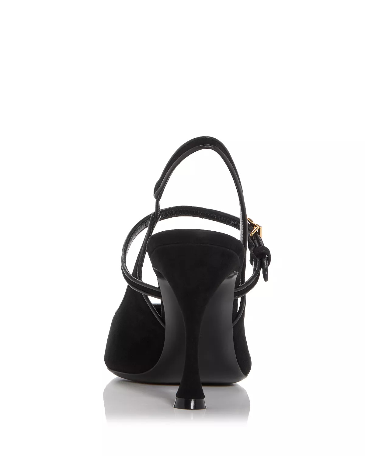 Women's Suede & Leather Slingbacks - 4