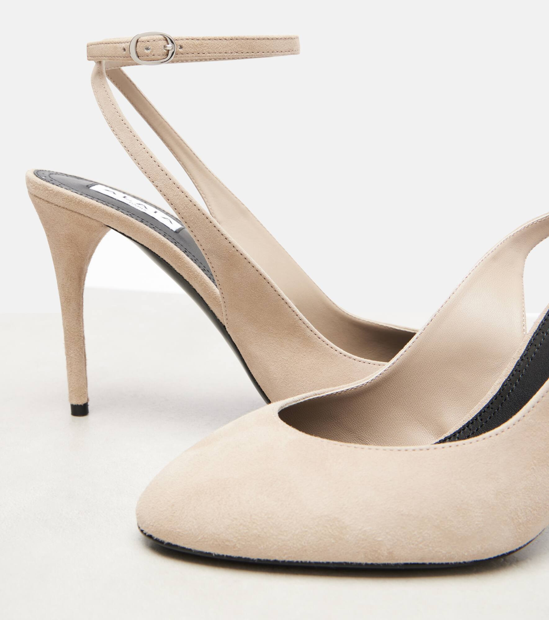 Decolette 90 suede pumps - 5