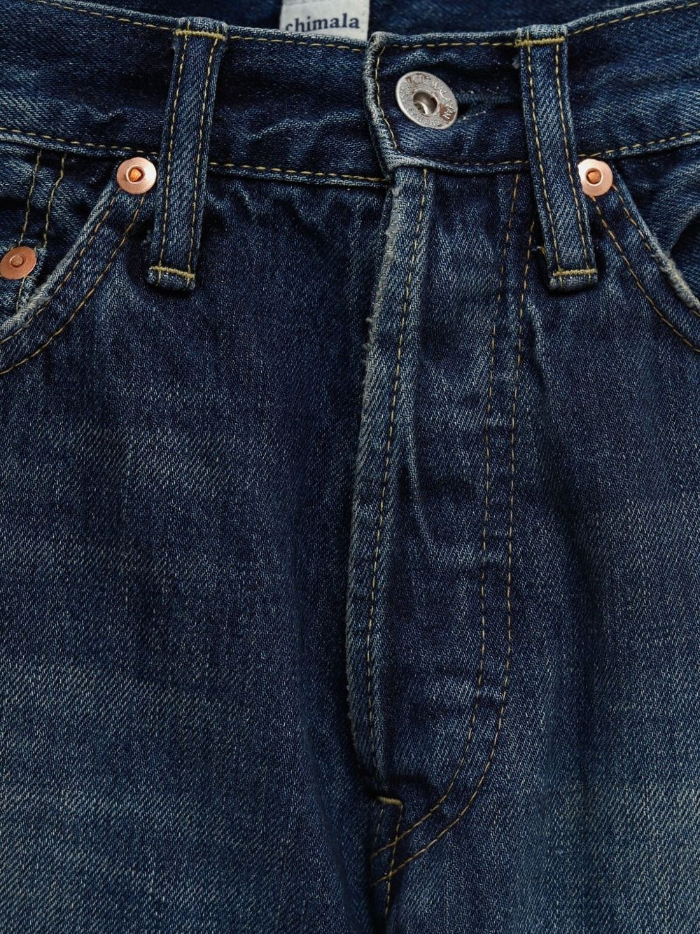 distressed tapered-leg jeans - 3