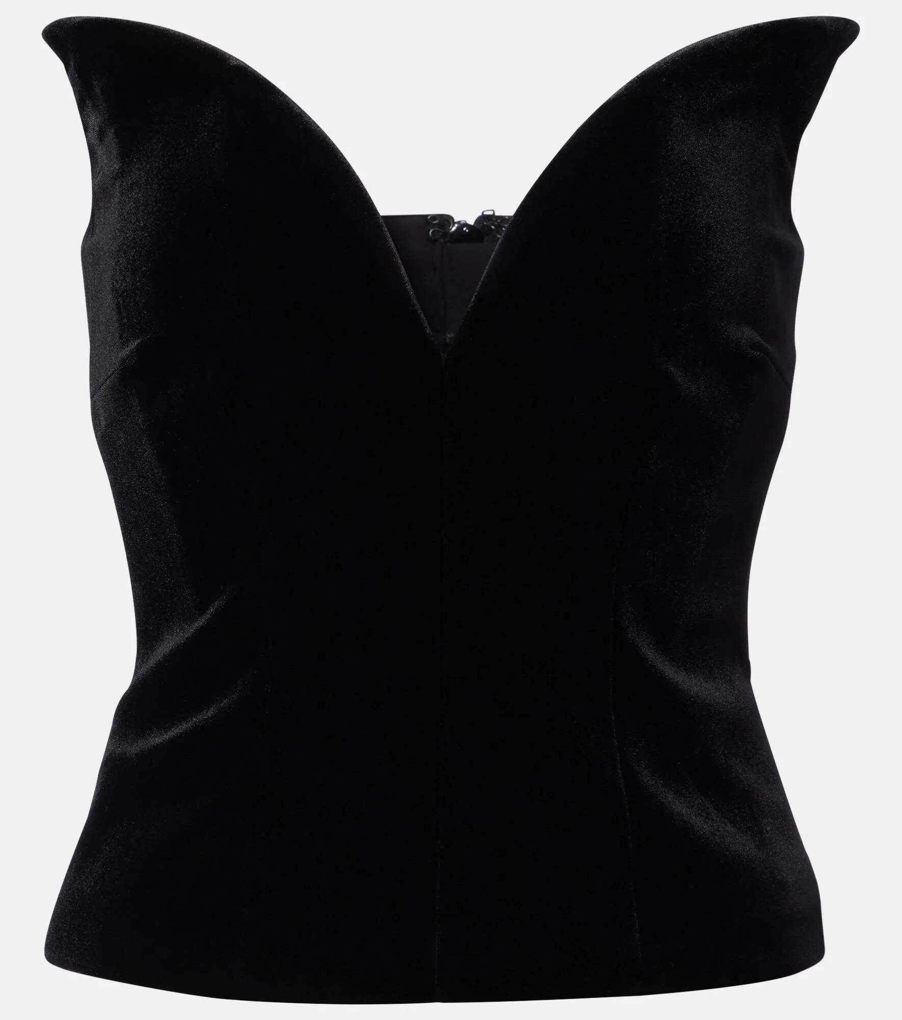 Velvet corset top - 1