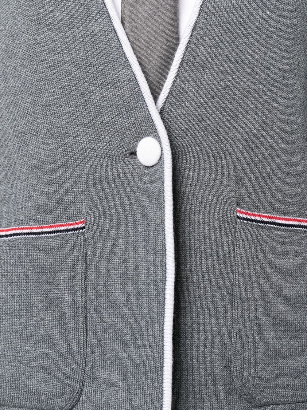 V-neck merino wool cardigan - 5