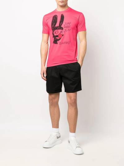 DSQUARED2 graphic-print cotton T-shirt outlook