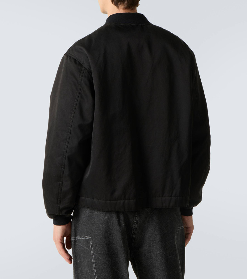 Silk and cotton bomber jacket 4