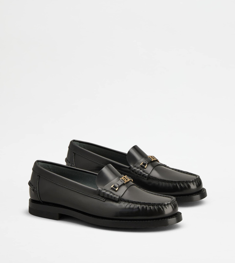 LOAFERS IN LEATHER - BLACK 3